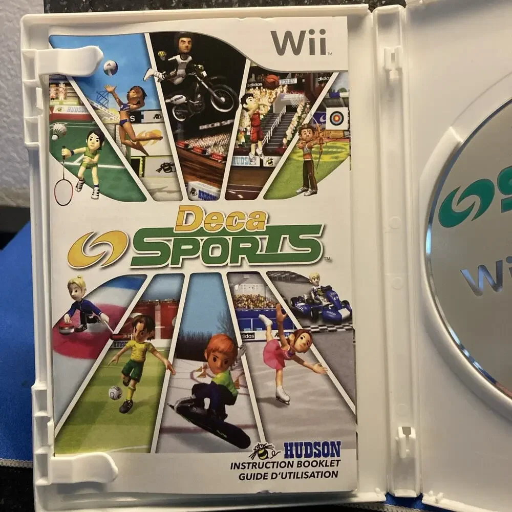 Deca Sports Nintendo Wii Used With Manual.